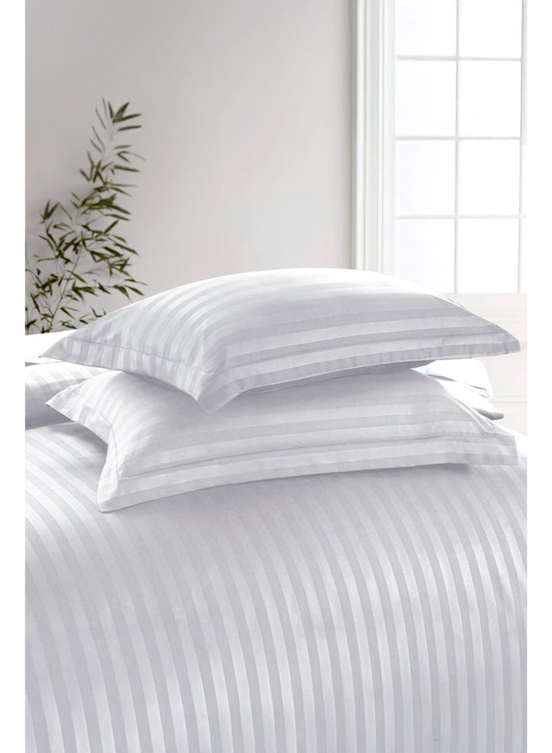 SleepLand Luxury Hotel Bedding Set 7 Pieces White Color Size 200 200 cm - Image 3